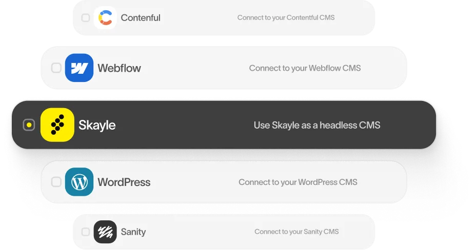 Webflow CMS Content